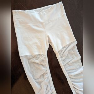 Alo Yoga - Mesh goddess leggings (White)